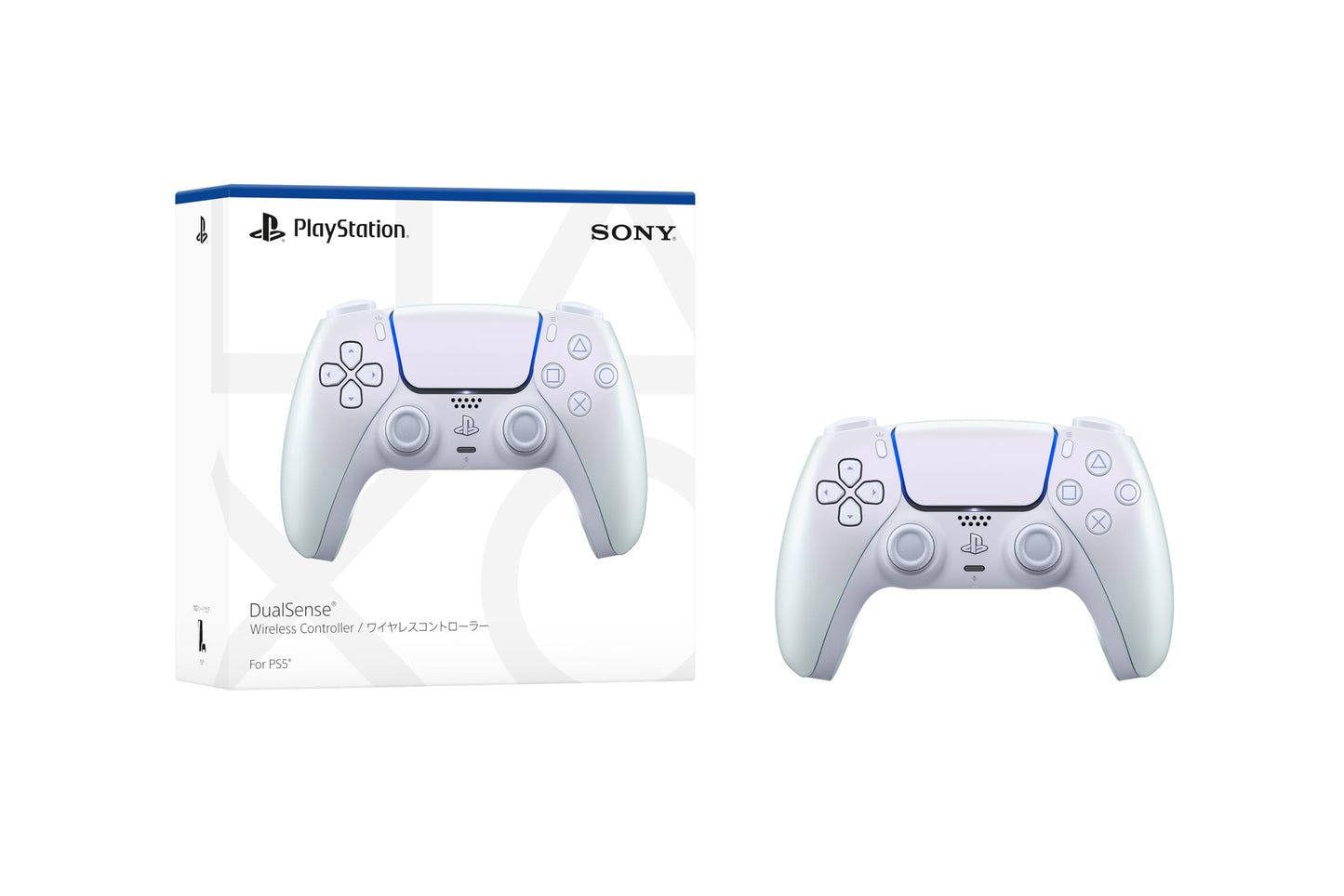 DualSense Wireless Controller โ Chroma Pearl - For PS5, PC, MAC & Mobile ๐ All In One Marketplace Canada