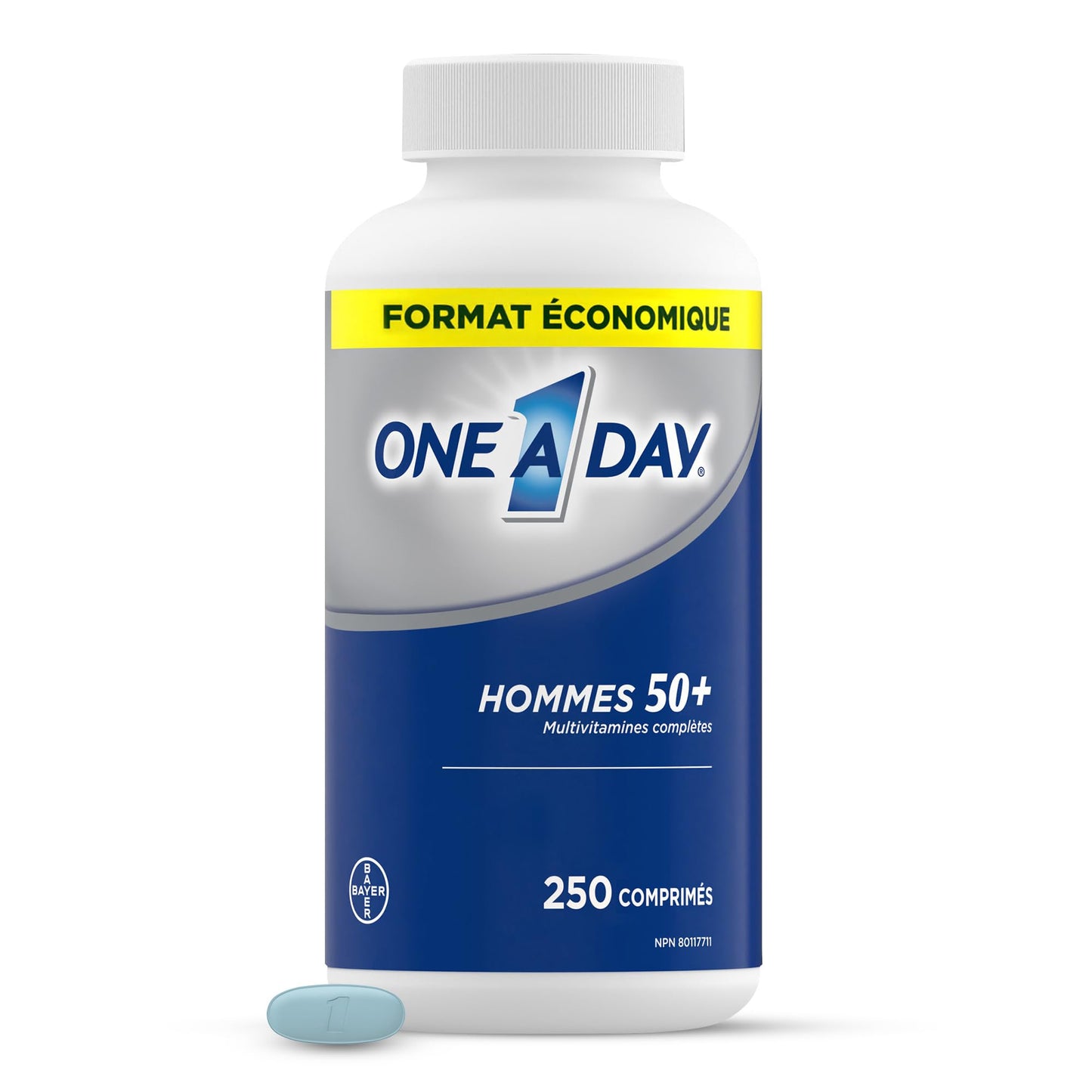One A Day Multivitamin For Men 50 Plus-Daily Vitamins For Men With Vitamins A, B, C, D, E, Calcium, Selenium, Magnesium And Zinc To Support Immune, Bone, Heart And Eye Health, And Energy, 250 Tablets ๐ All In One Marketplace Canada