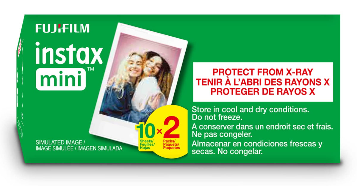 Fujifilm INSTAX Mini Instant Film Twin Pack, White (20 Exposures) ๐ All In One Marketplace Canada