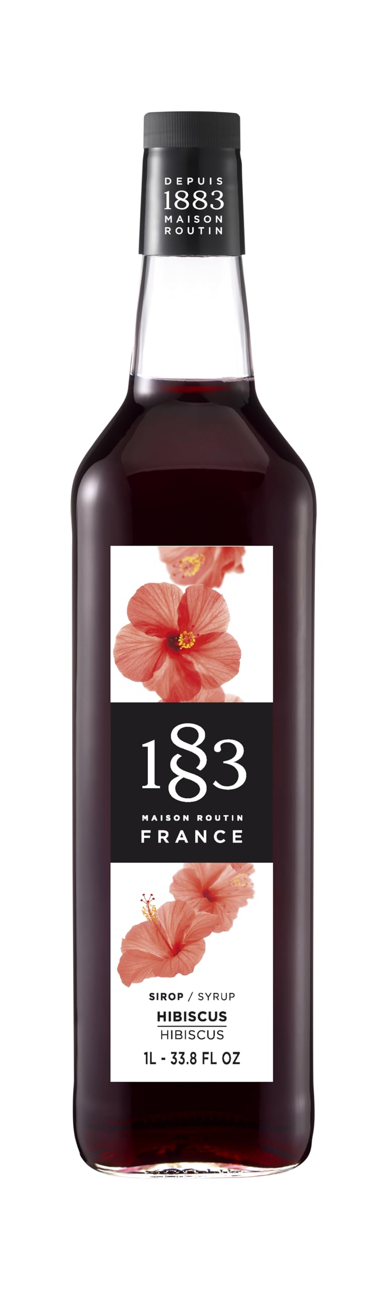 Maison Routin 1883 Hibiscus Syrup 1L Glass Bottle ๐ All In One Marketplace Canada