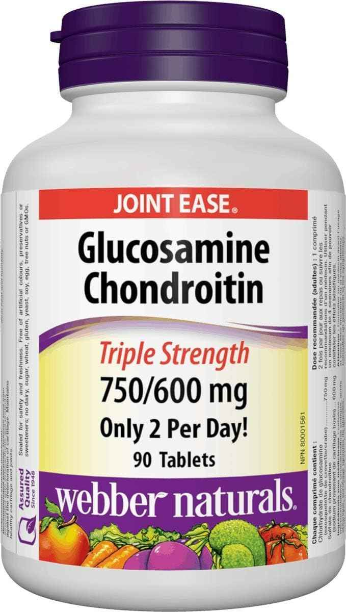 Webber Naturals Glucosamine Chondroitin, 90 Tablets 🍁 All In One Marketplace Canada