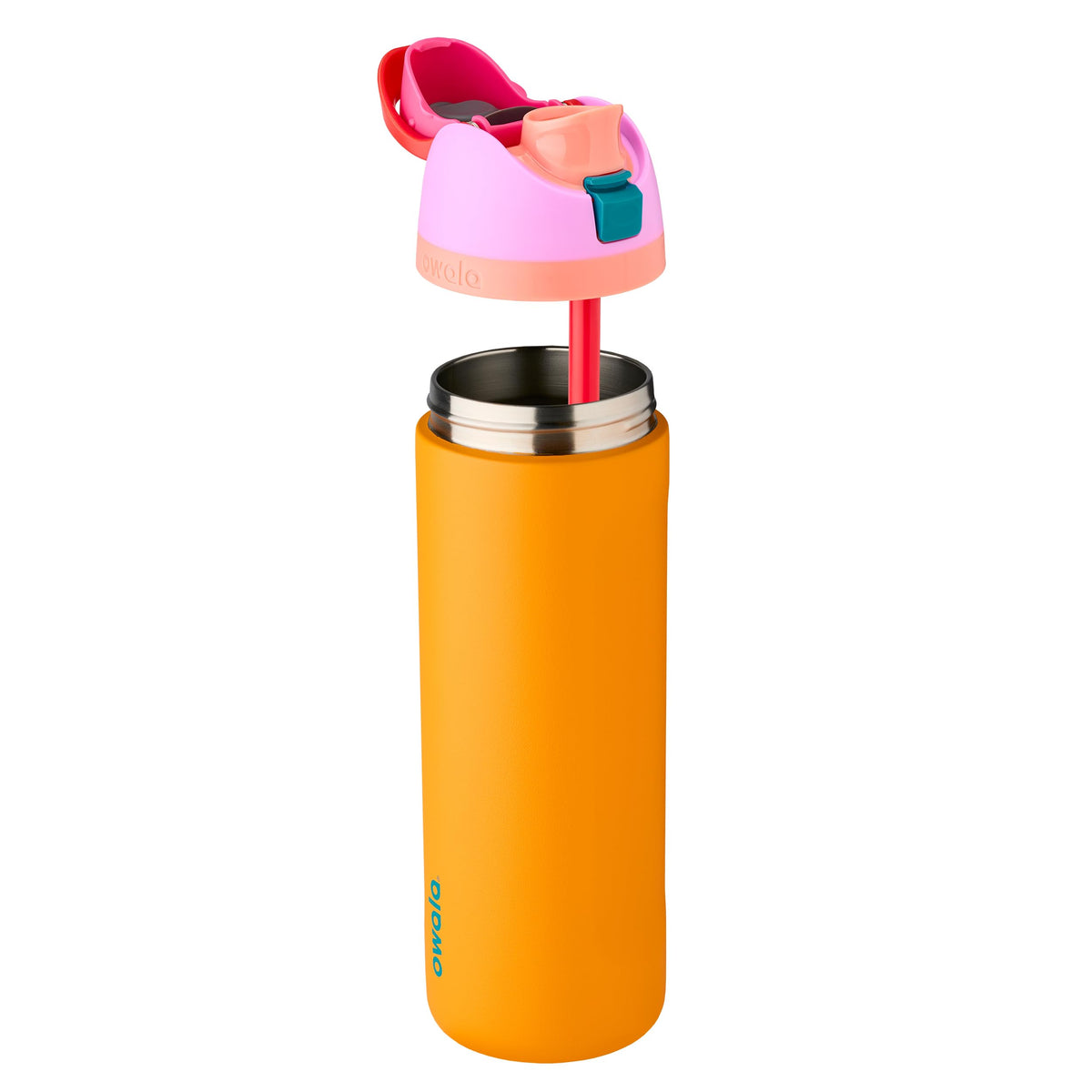 Owala FreeSip Insulated Stainless Steel Water Bottle with Straw for Sports and Travel, BPA-Free, 24-oz, Orchid/Orange (Tropical) ๐ All In One Marketplace Canada