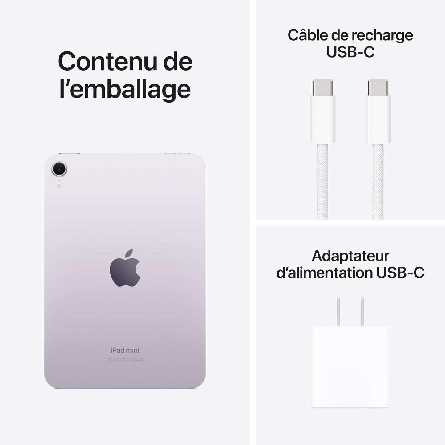 Apple iPad mini (A17 Pro): Apple Intelligence, 8.3-inch Liquid Retina Display, 128GB, Wi-Fi 6E, 12MP Front/12MP Back Camera, Touch ID, All-Day Battery Life β Purple π All In One Marketplace Canada