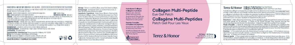 Under Eye Patches Korean Skincare: Peptide Collagen Gel Eye Mask for Puffy Eyes Dark Circles Wrinkles Undereye Bags Fine Lines & Smile Lines - Deep Hydrating & Firming Eye Pad - Cruelty-Free, 30 Pairs ๐ All In One Marketplace Canada