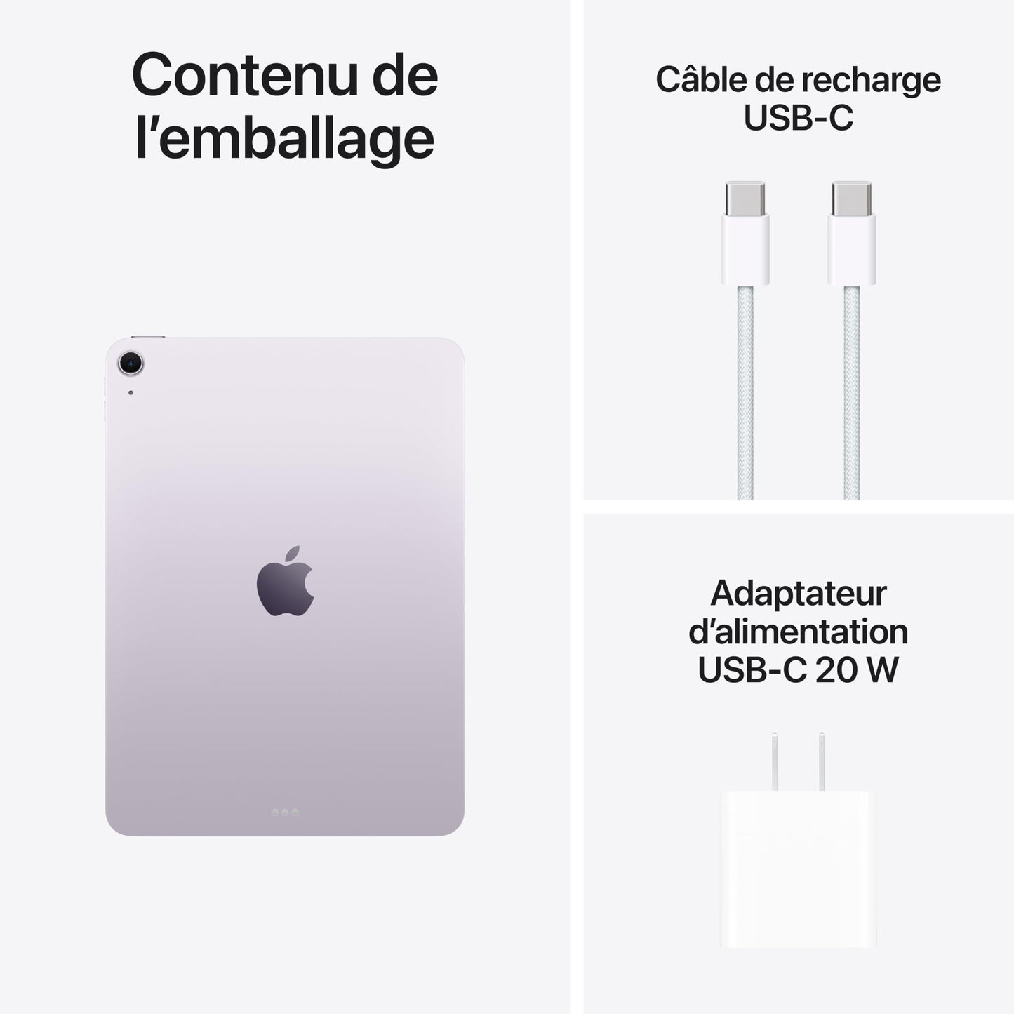 Apple iPad Air 11-inch with M4 chip (Wi-Fi, 256GB) - Purple π All In One Marketplace Canada