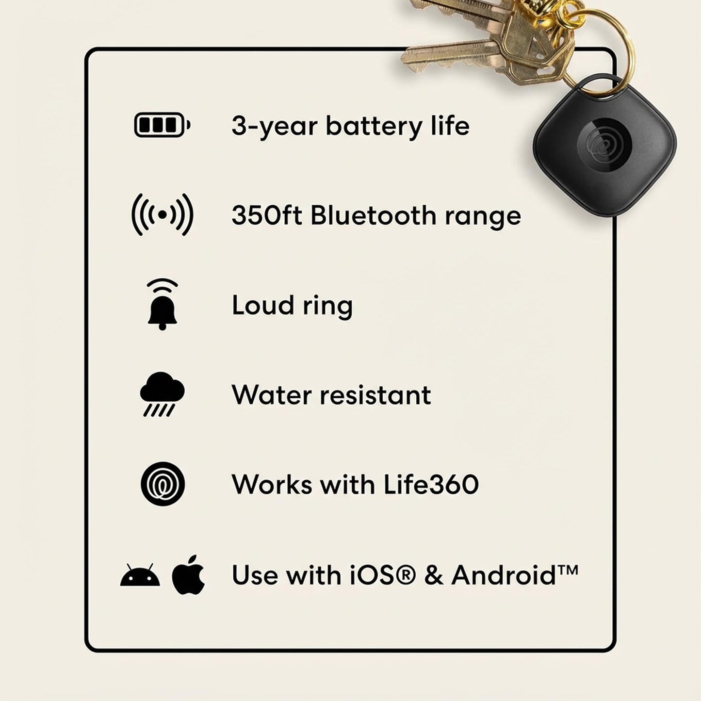 Life360 Tile Essentials - Bluetooth Trackers & Item Locators for Keys, Wallets, Remotes & More; Easily Find All Your Things. Both iOS and Android Compatible. 4-Pack (Mates/Slim/Sticker) ๐ All In One Marketplace Canada
