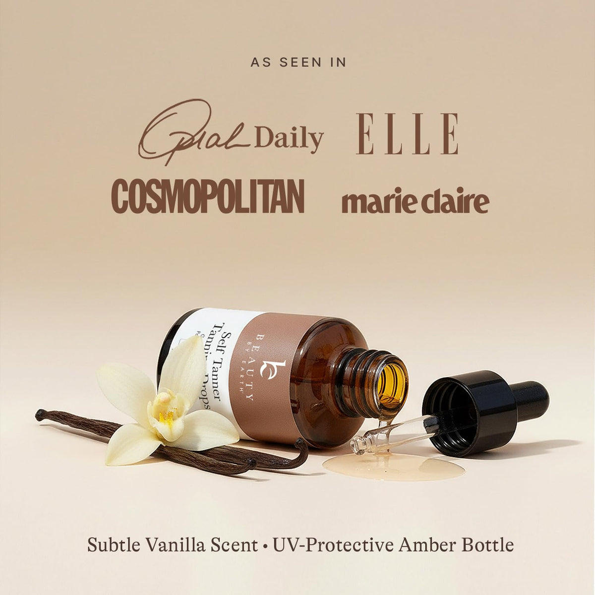 Self Tanning Drops - Natural & Organic Ingredients, Medium Face Tanning Drops to Add to Lotion, Moisturizing Bronzing Tanner for Face & Body, Toxin Free Tanner for Fake Tan ๐ All In One Marketplace Canada