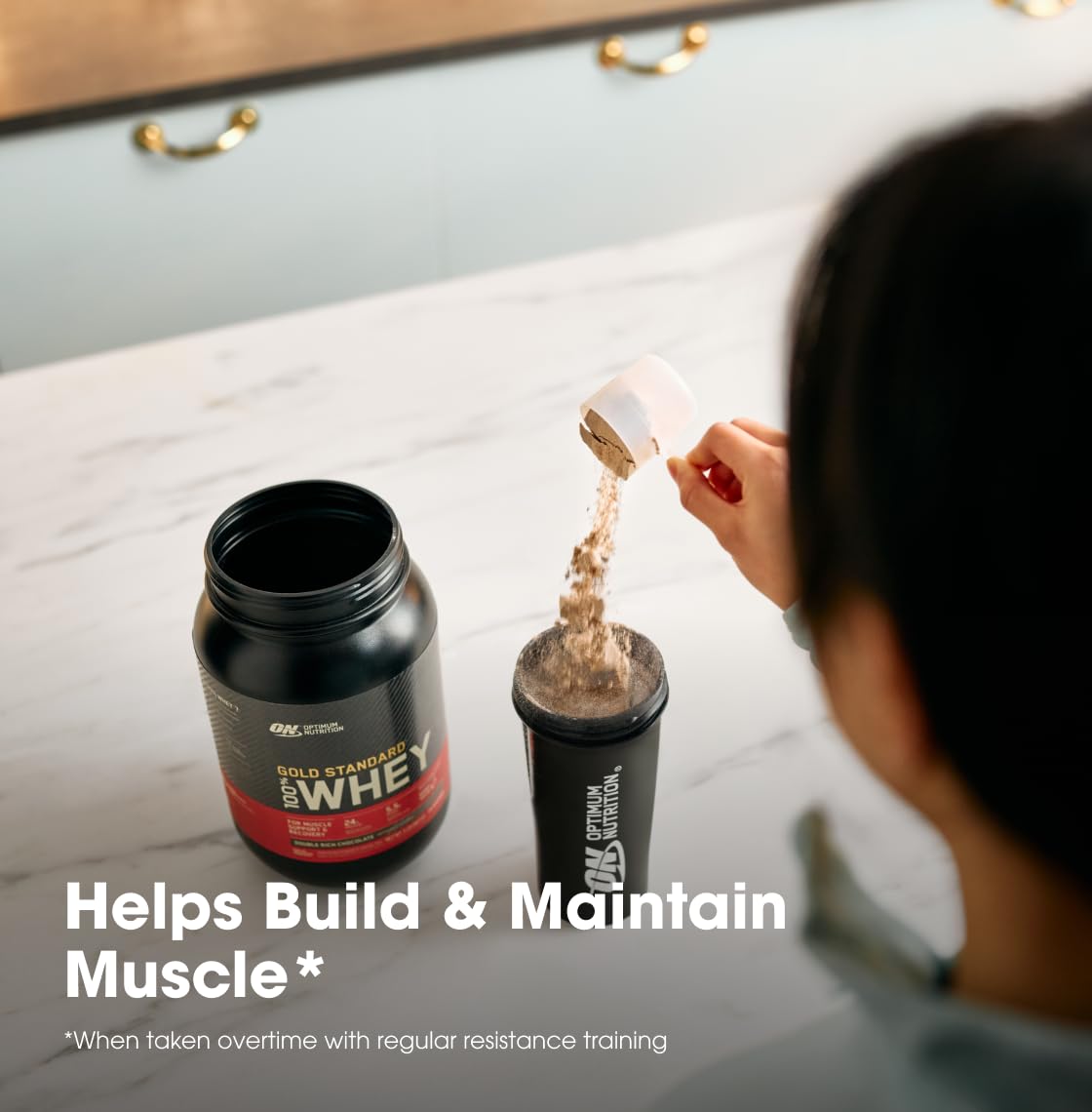 Optimum Nutrition Gold Standard 100% Whey Protein Powder, 670g - Double Rich Chocolate - 22 servings (packaging may vary) ๐ All In One Marketplace Canada
