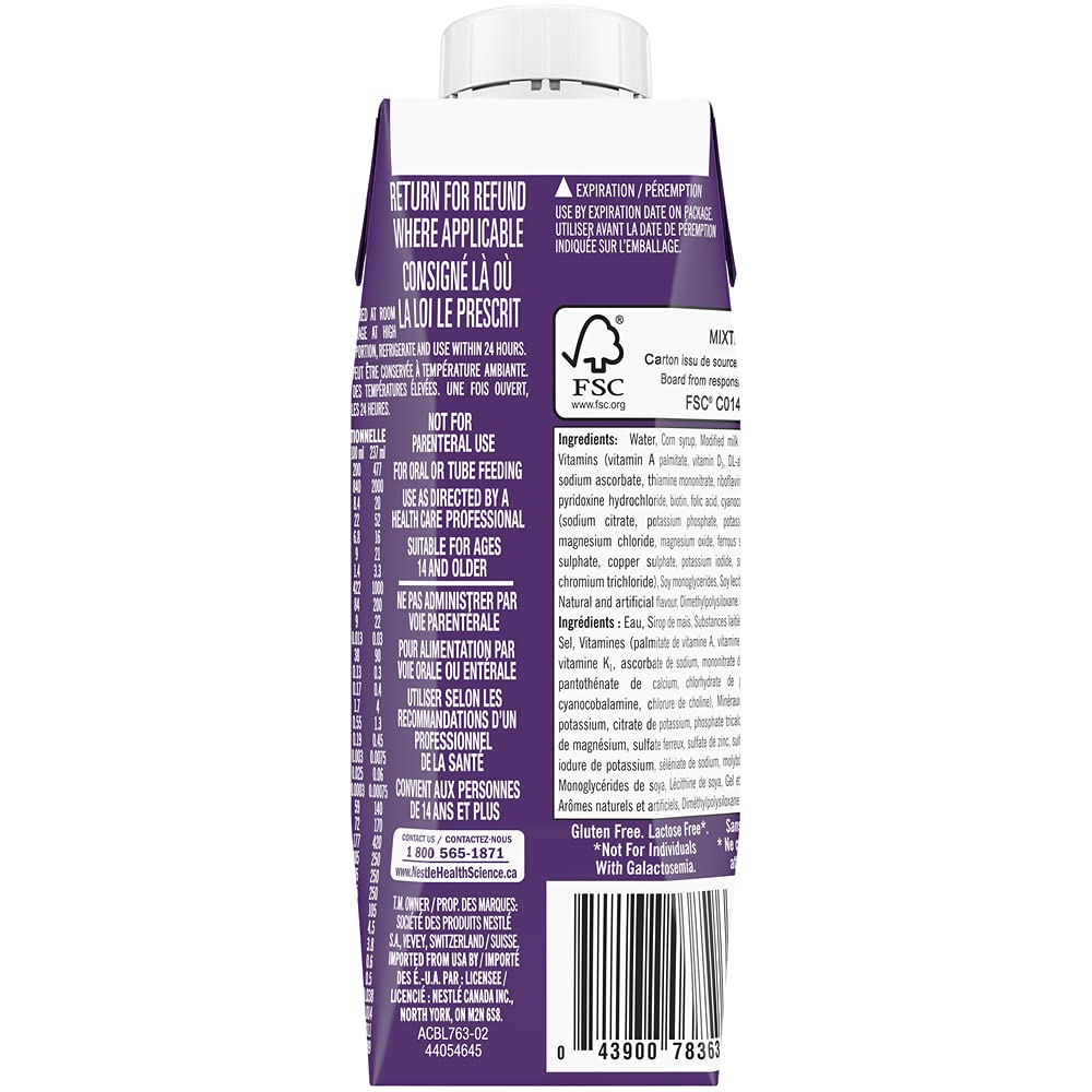 Resource 2.0 Calorie Dense Complete Nutrition Drink with 20g Protein Along with Vitamins & Minerals, Vanilla, 237ml, 24 count ๐ All In One Marketplace Canada