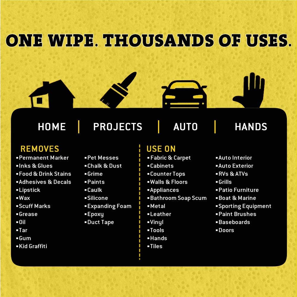 Tub O Towels TW90 Heavy-Duty 10" x 12" Size Multi-Surface Cleaning Wipes, 90 Count Per Canister ๐ All In One Marketplace Canada