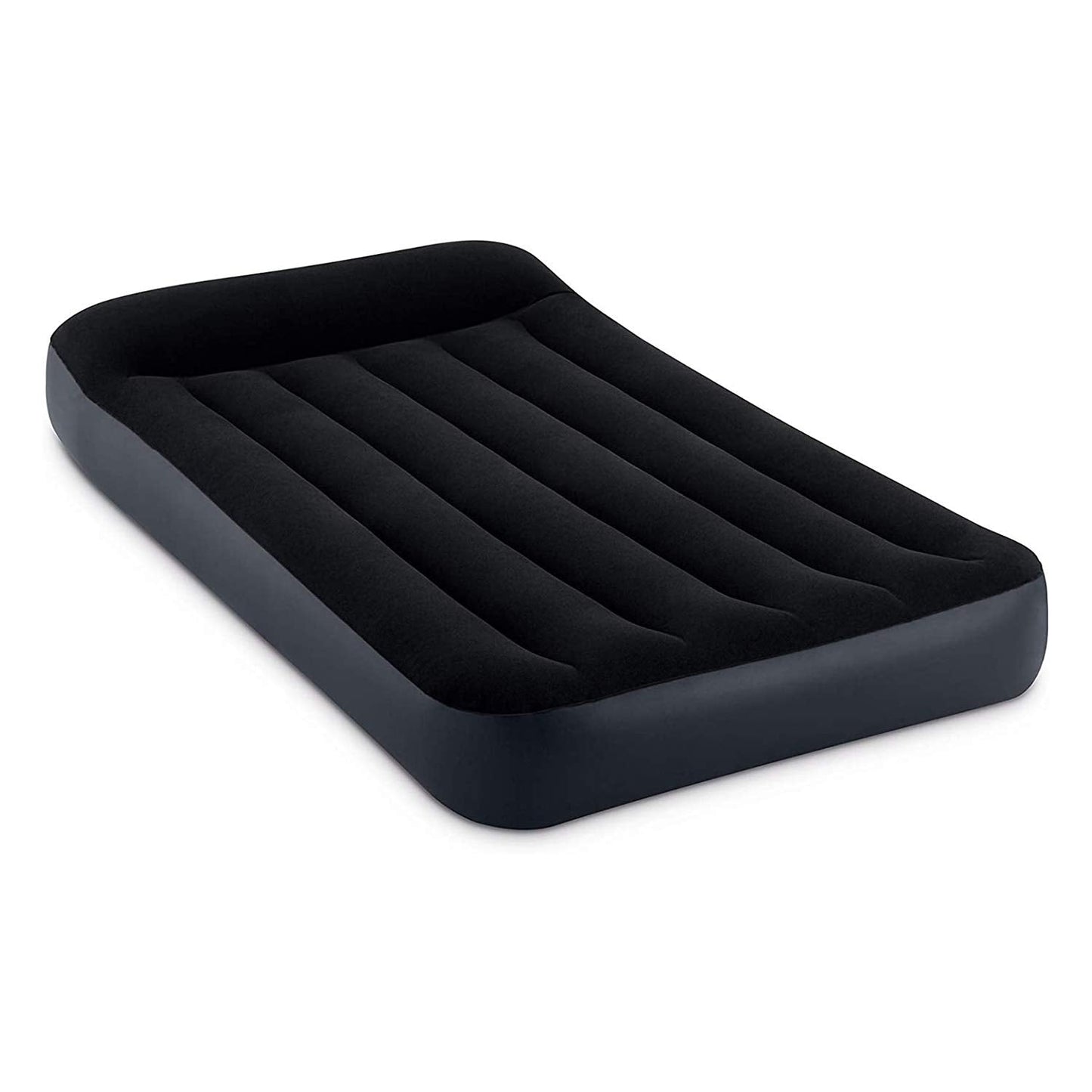INTEX 64145ED Dura-Beam Standard Pillow Rest Air Mattress: Fiber-Tech – Twin Size – Built-in Electric Pump – 10in Bed Height – 300lb Weight Capacity 🍁 All In One Marketplace Canada