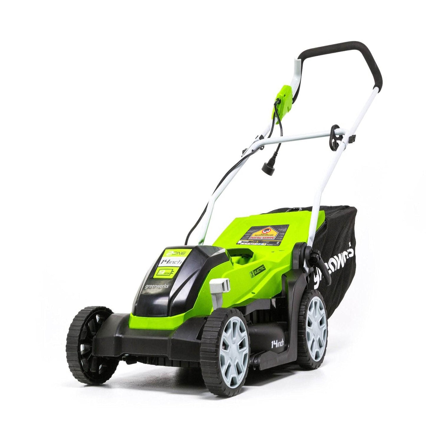 Greenworks 14-Inch 9 Amp Corded Lawn Mower MO09B01 ๐ All In One Marketplace Canada
