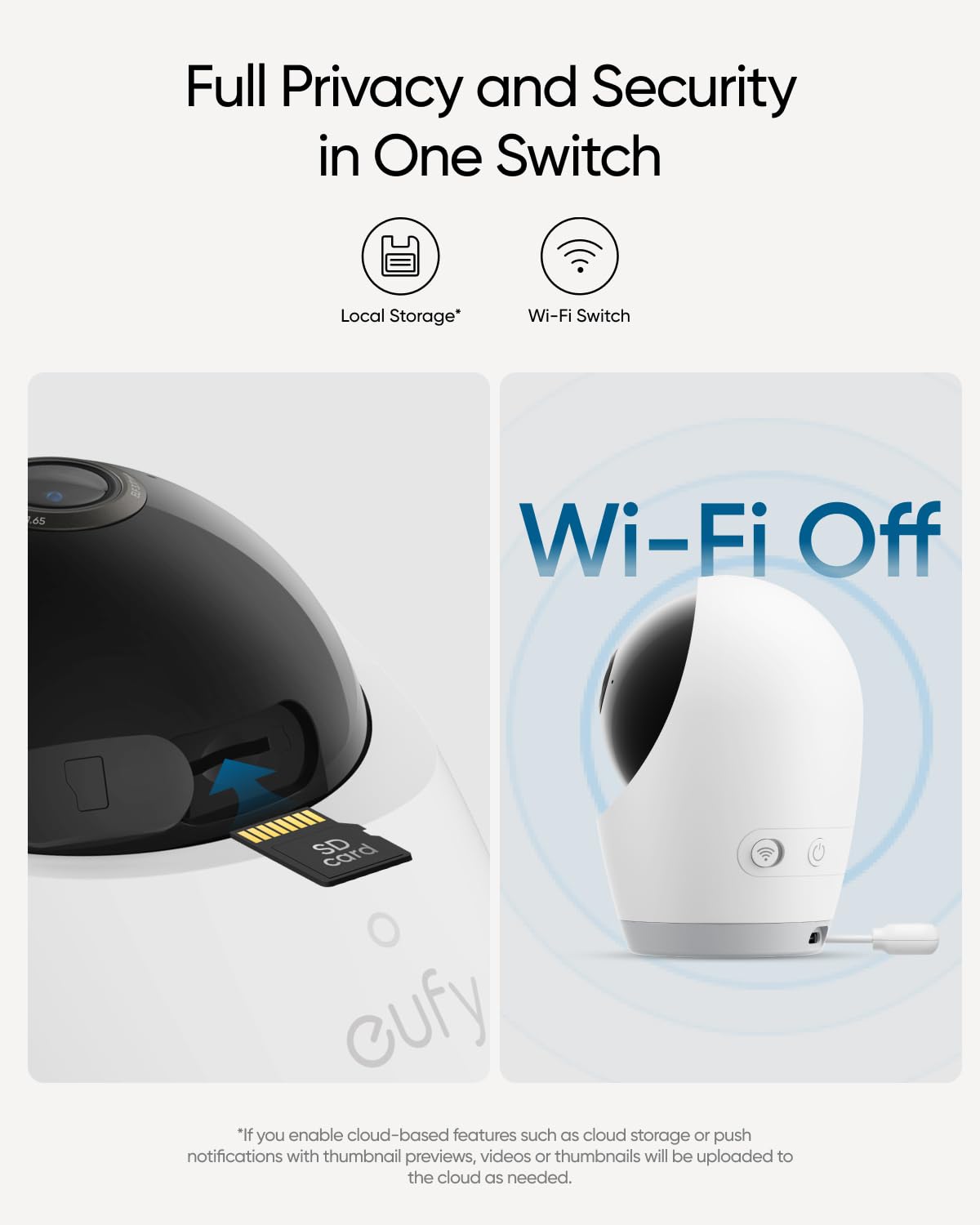 eufy Baby Monitor E21 with 4K Camera, Hybrid Wi-Fi and No Wi-Fi Connection, App and Monitor Control, Ultra-Clear Night View, Pan-Tilt, 8ร Zoom, Portable Camera with Built-In Battery, ANR, Smart Alerts ๐ All In One Marketplace Canada