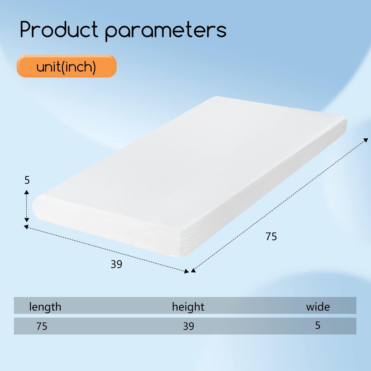 FDW Twin Mattress,6 Inch Gel Memory Foam Mattress, Medium Firm for Cool Sleep Pressure Relief, CertiPUR-US Certified/Bed-in-a-Box/Pressure Relieving ๐ All In One Marketplace Canada
