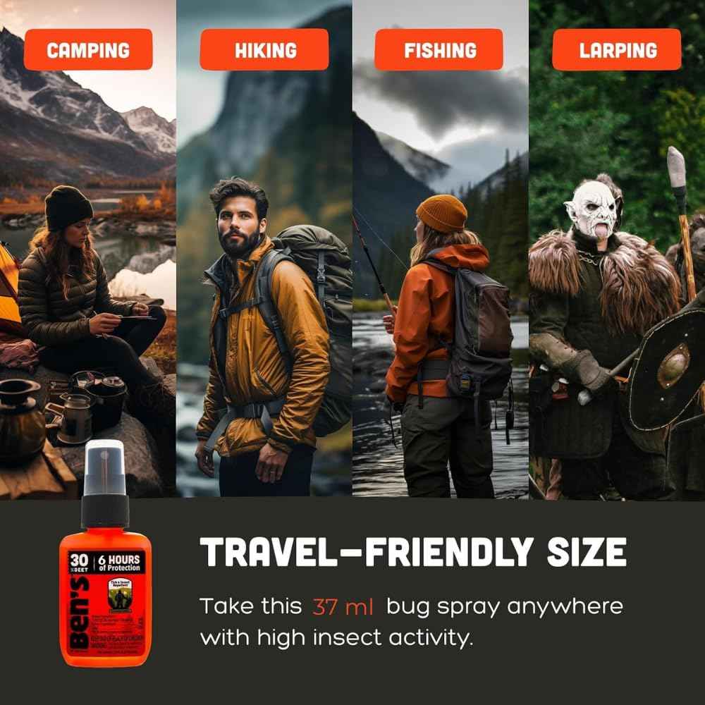 Ben's 30% DEET Mosquito, Tick and Insect Repellent, 37ml Pump, Pack of 4 ๐ All In One Marketplace Canada