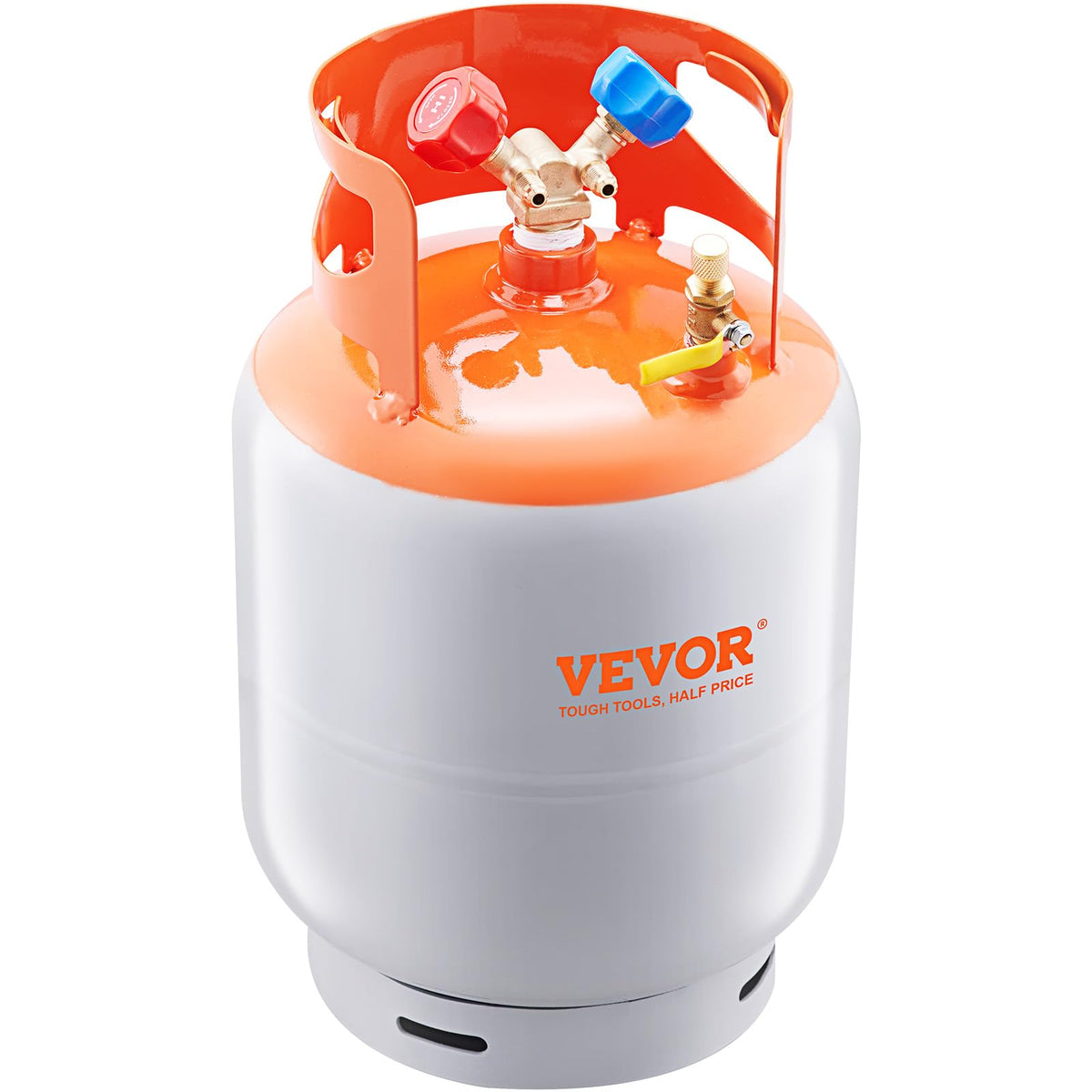 VEVOR Refrigerant Recovery Reclaim 30lb Cylinder Tank 400 PSI Liquid Rated Y Valve ๐ All In One Marketplace Canada