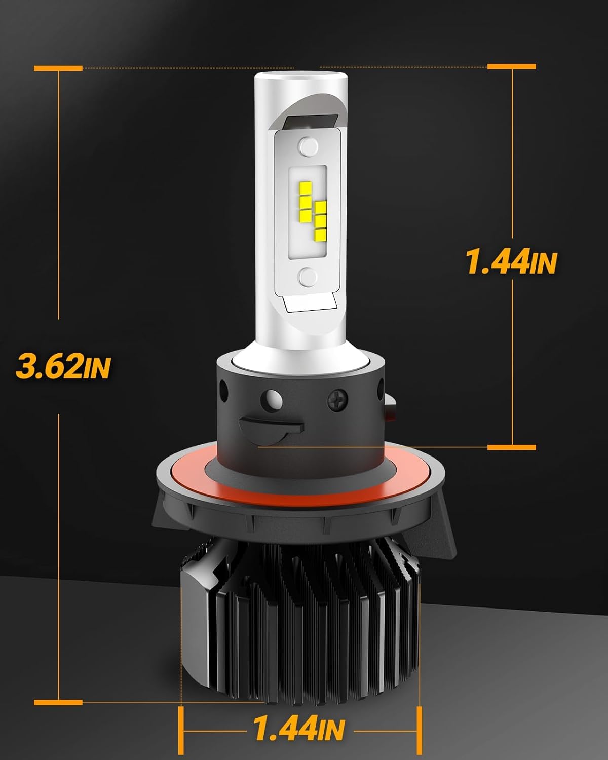SEALIGHT H13 9008 LED Headlight Bulbs 50000LM 800% Brightness, Dual Hi/Lo Beam, 6000K Cool White, High Low Beam H13 Halogen Replacement, Plug and Play, IP67 Waterproof, Pack of 2 ๐ All In One Marketplace Canada
