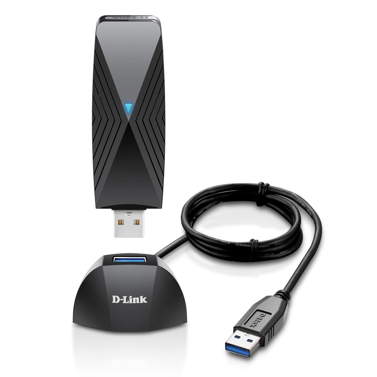 D-Link USB WiFi 6 Adapter AX1800 USB 3.0 Dual Band Long Range MU-MIMO Wireless Internet Network for Desktop PC Laptop Windows (DWA-X1850-B1-CA) ๐ All In One Marketplace Canada