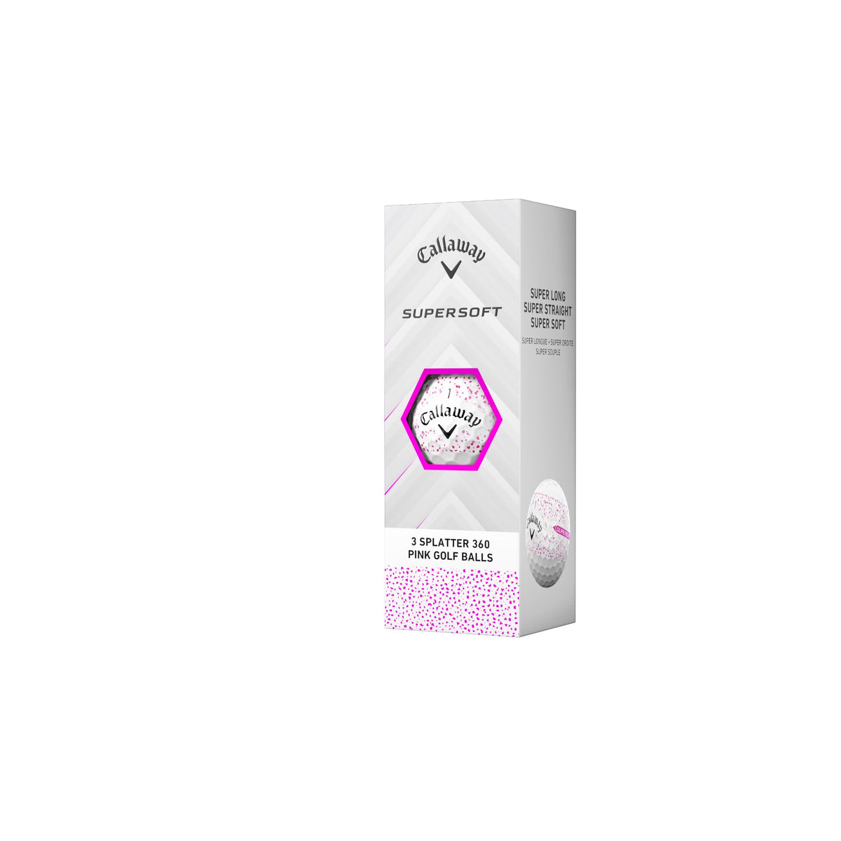 Callaway Golf Supersoft Golf Balls (2025, Pink Splatter) ๐ All In One Marketplace Canada