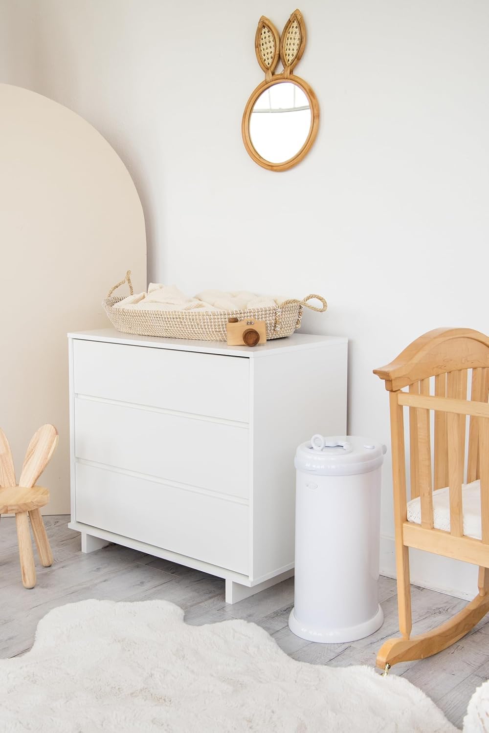 Ubbi Steel Diaper Pail, White, 2.34 ounces ๐ All In One Marketplace Canada