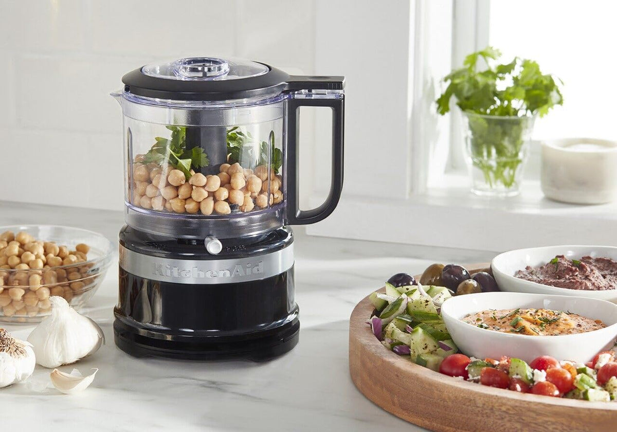 KitchenAid KFC3516OB 3.5 Cup Mini Food Processor, Onyx Black π All In One Marketplace Canada