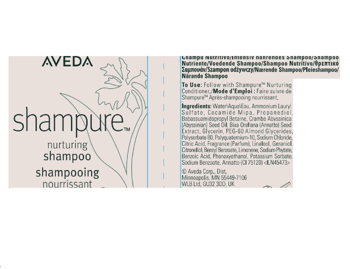 Aveda Shampure Nurturing Shampoo for Fine to Medium Hair | Gently Cleanses Hair | Daily Shampoo | 9% Naturally Derived* | Calming Aroma of Lavender & Ylang Ylang, 250ml ๐ All In One Marketplace Canada
