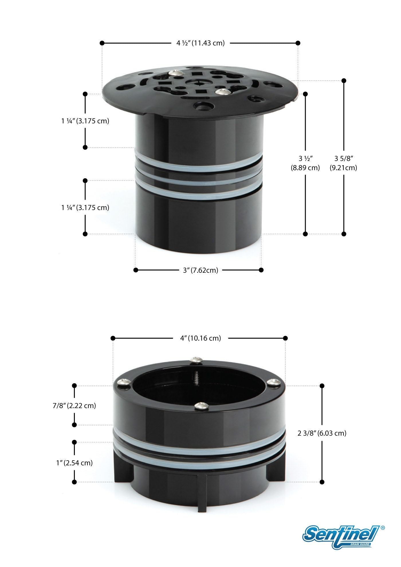 Sentinel Drain Guard Sewer Backflow Preventer for 3" and 4" Drains (Backwater Valve) - CSA Approved π All In One Marketplace Canada