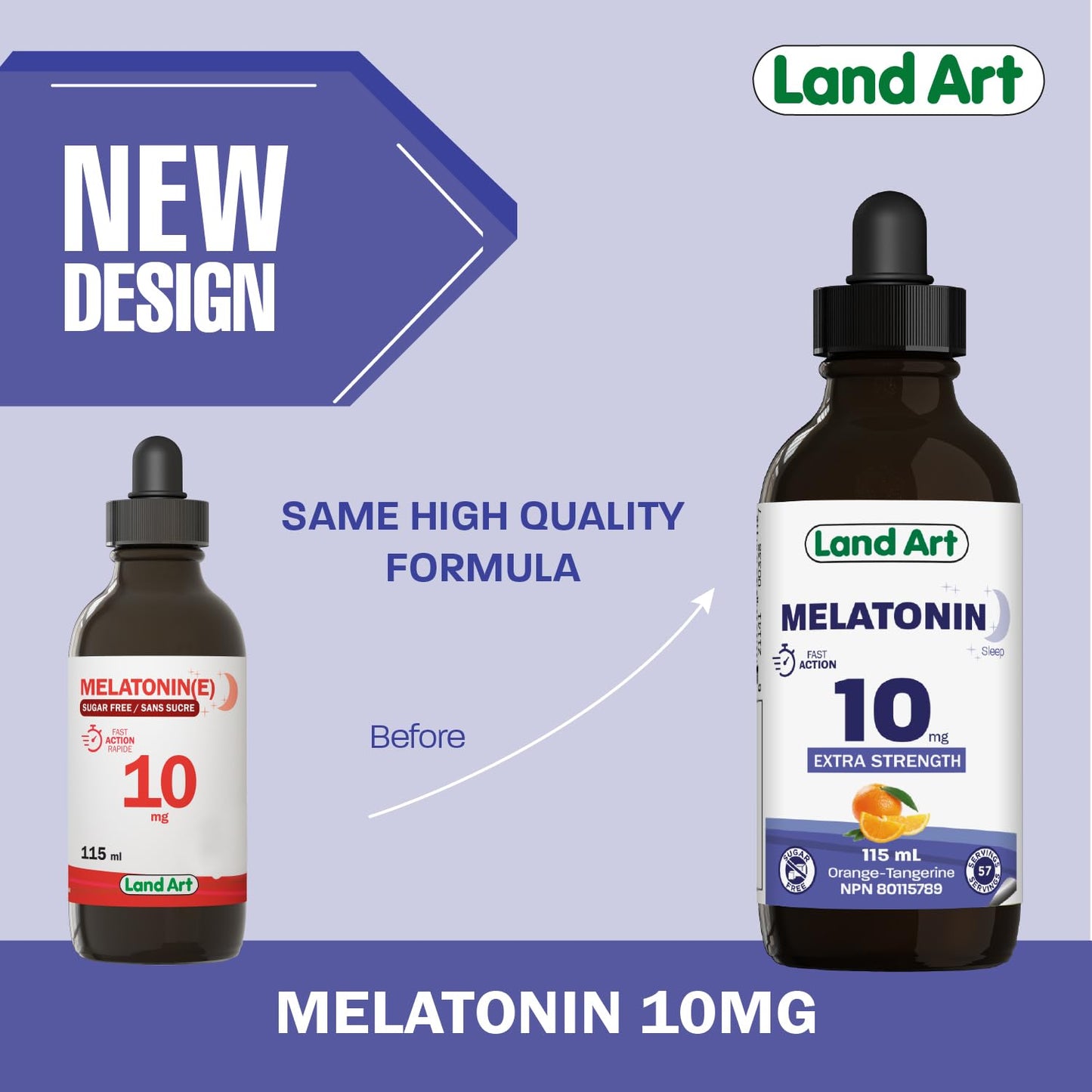 Melatonin, 10 mg, Sugar Free, Sleep Aid, Orange, 115 ml ๐ All In One Marketplace Canada
