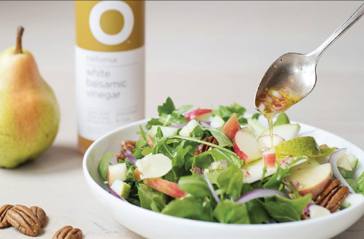 O Olive Oil California White Balsamic Vinegar 300 mL Glass Bottle ๐ All In One Marketplace Canada