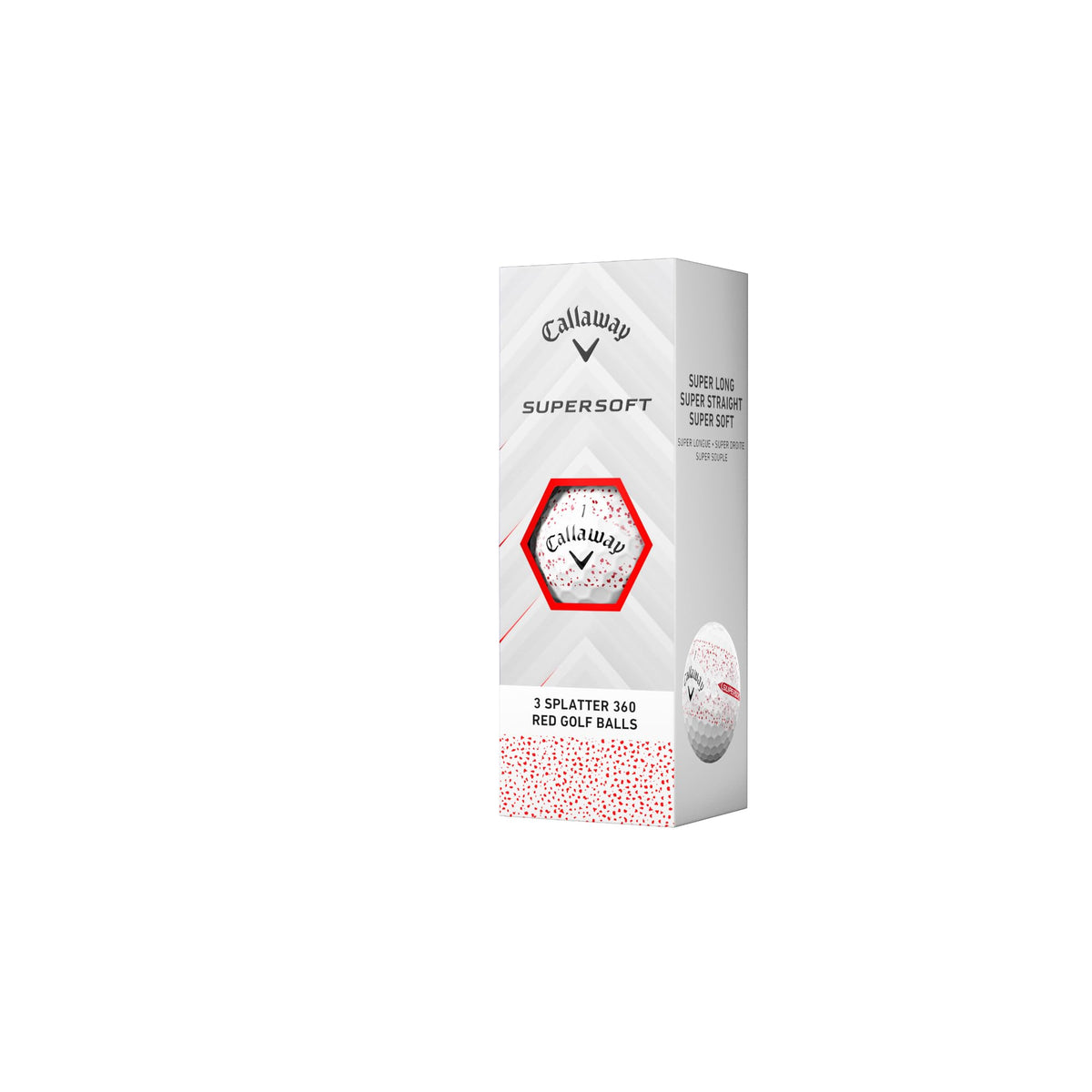 Callaway Golf Supersoft Golf Balls (2025, Red Splatter) ๐ All In One Marketplace Canada