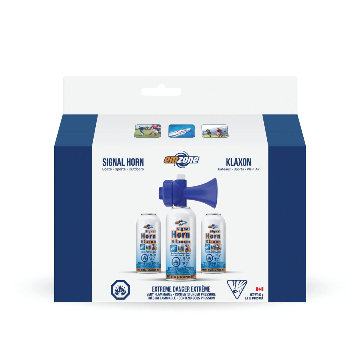 Emzone Sport Signal Air Horn 100g, 3 Pack ๐ All In One Marketplace Canada