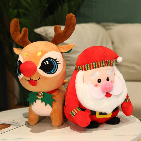 Christmas Elk Plush Toy Holiday Gift