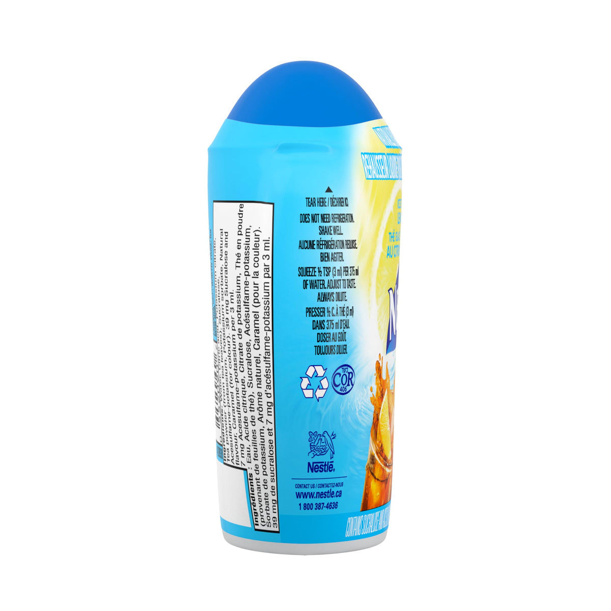 NESTEA Lemon Iced Tea Liquid Water Enhancer, 12 Bottles, 624 mL ๐ All In One Marketplace Canada