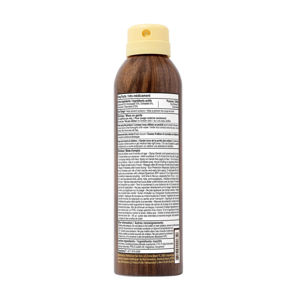 Sun Bum Original SPF 30 Sunscreen Spray - Broad Spectrum Moisturizing UVA/UVB Protection with Vitamin E - Vegan & Oxybenzone/Octinoxate Free - 177ml 🍁 All In One Marketplace Canada