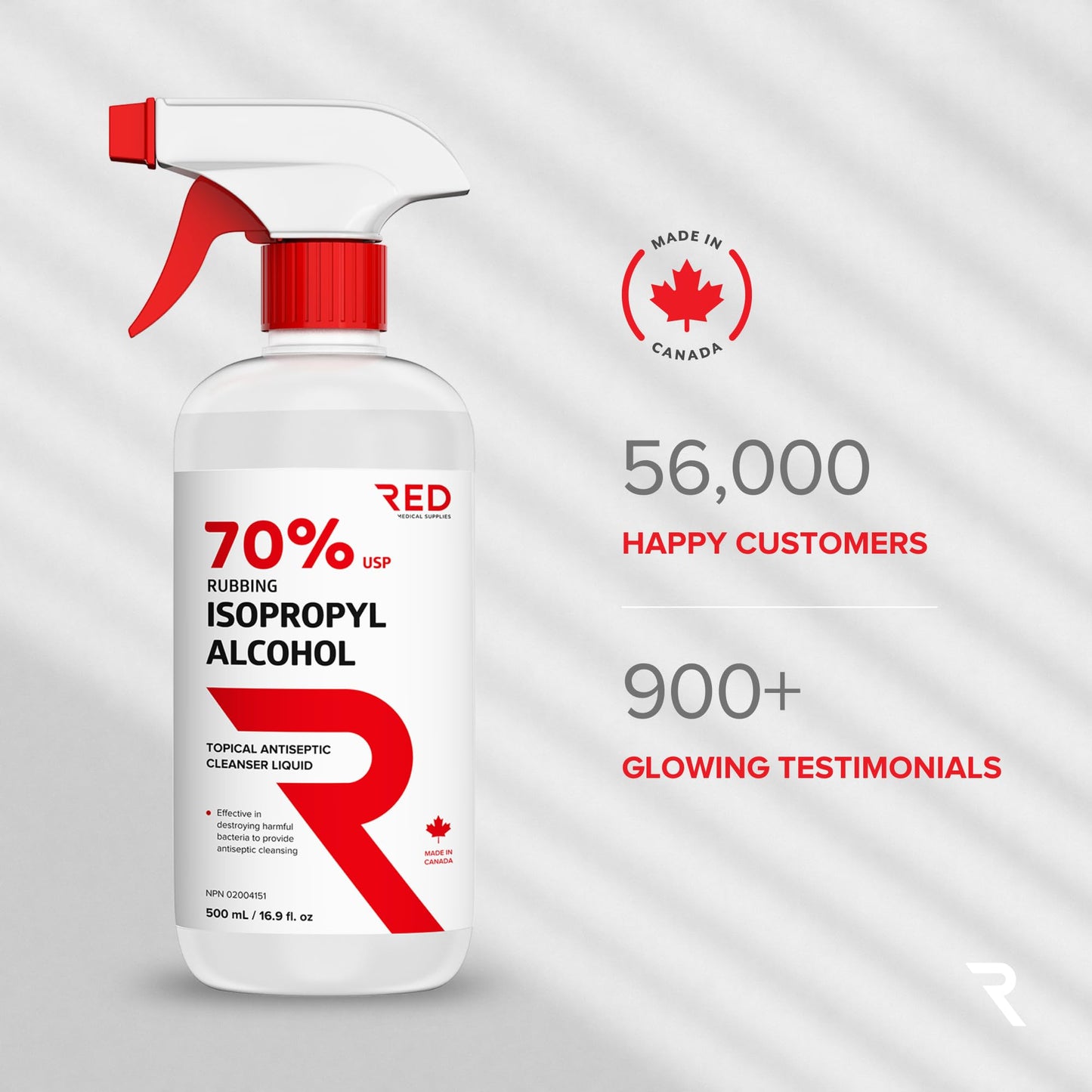 Isopropyl Rubbing Alcohol 70%, 500 mL - Pharmaceutical Grade, Surface & Screen Cleaner - 2 Bottles + Free Trigger Spray ๐ All In One Marketplace Canada
