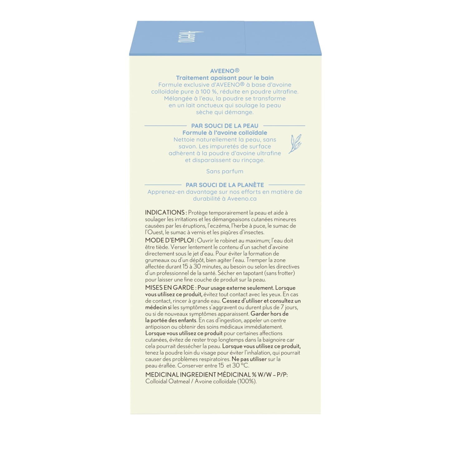 Aveeno Soothing Bath Treatment, Eczema, Dry Skin Relief, Colloidal Oatmeal Bath, Cleanser, Fragrance Free, 8-pack, 42 gram ๐ All In One Marketplace Canada