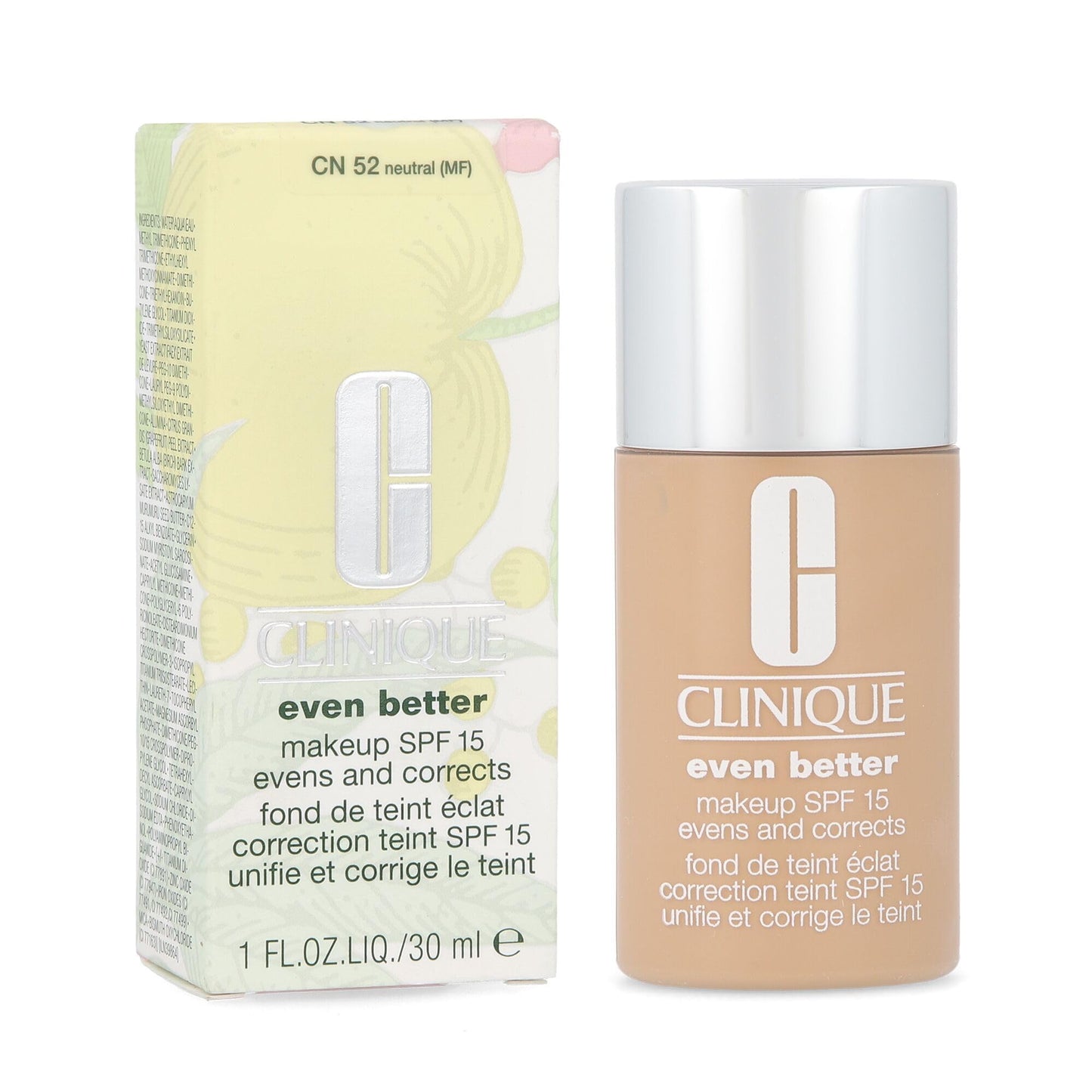 Clinique Even Better Makeup Medium Coverage Foundation Broad Spectrum SPF 15 | Evens Skin Tone + Reduces Dark Spots, Neutral đ All In One Marketplace Canada