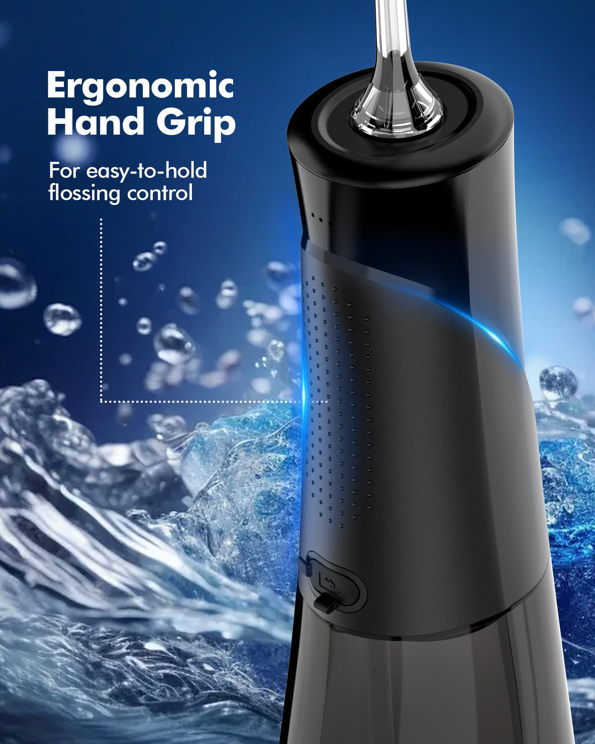 WAFLOO Water Flossers - Portable 300ML Larger Tank Waterflosser IPX7 Waterproof Floss for Home Travel, 5 Modes, 6 Flossing Tips ๐ All In One Marketplace Canada