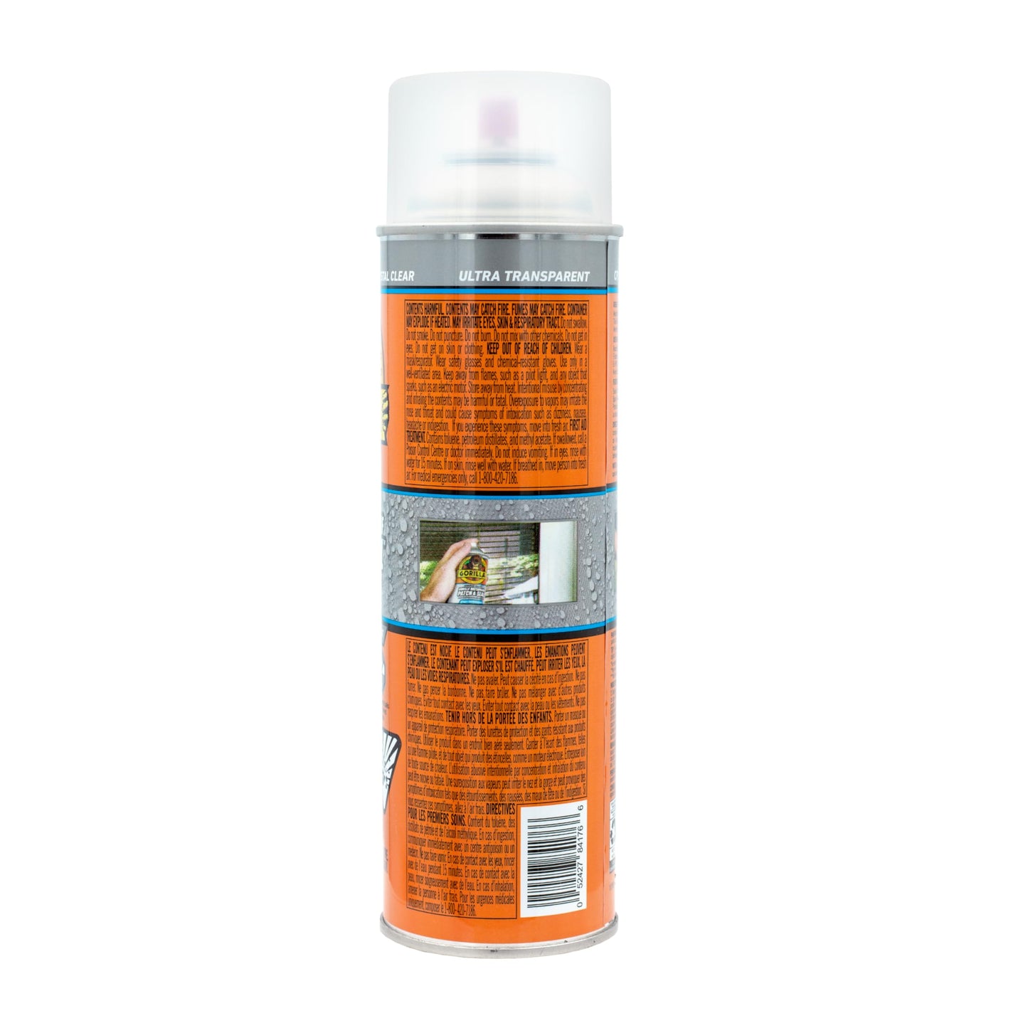 Gorilla Waterproof Patch & Seal Spray, Flexible Rubberized Coating, Seals Out Water Air & Moisture, Stops & Prevents Leaks, Clear, 14oz/396g, (Pack of 1) ๐ All In One Marketplace Canada