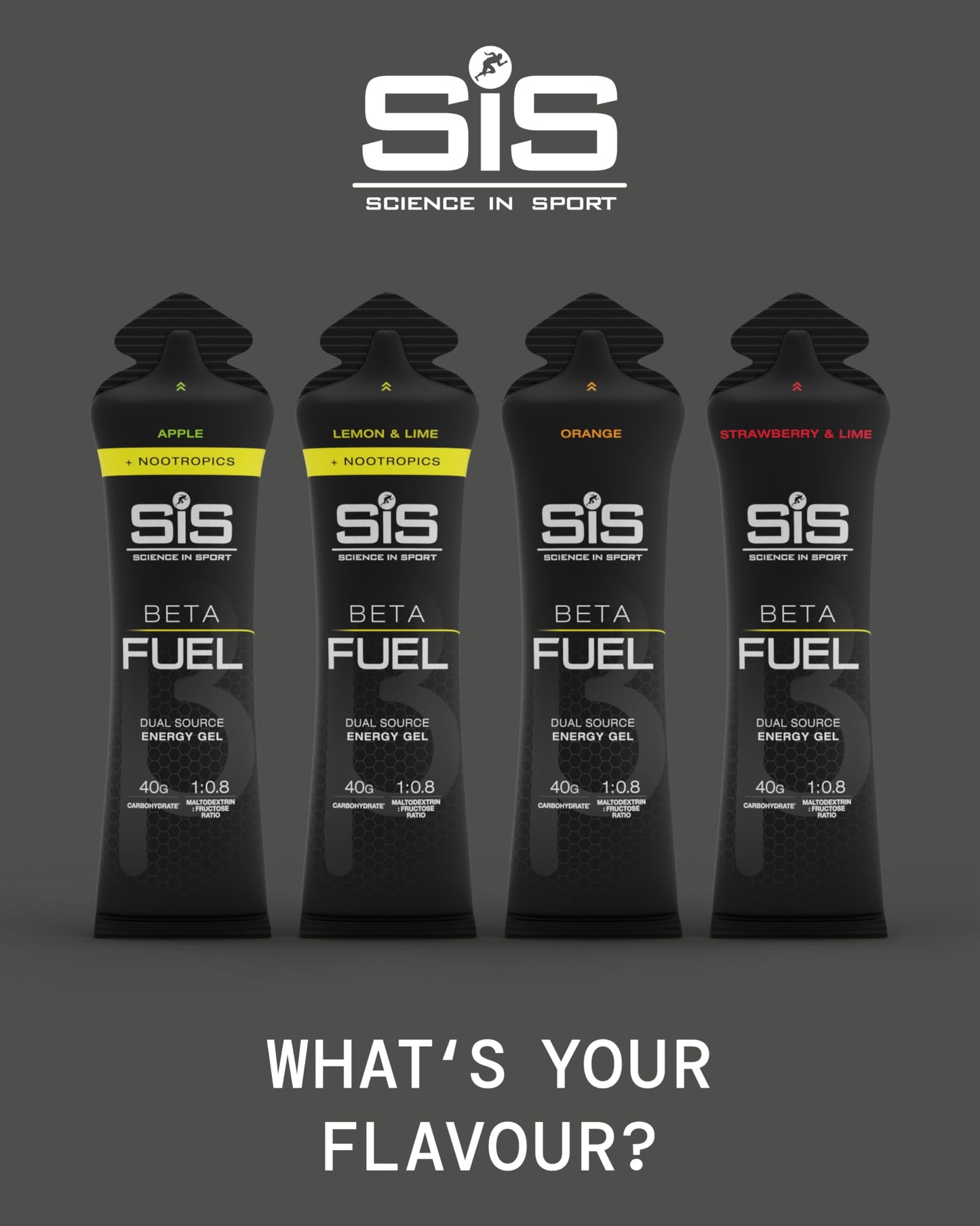 Science in Sport Beta Fuel Gel | Easily Digestible & Quick Carbohydrates, Dual Source Energy Gel | 40g Carbs for Energy | Vegan, Gluten Free, Dairy Free, Nut Free | 60 mL (Orange) ๐ All In One Marketplace Canada