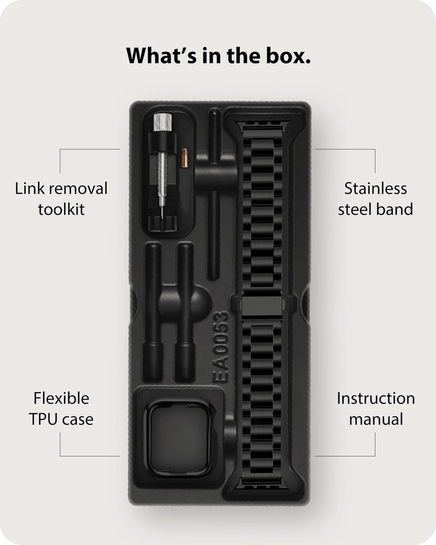 Fullmosa Compatible with Apple Watch Band 45mm 44mm 42mm 46mm 49mm 41mm 40mm 38mm, Stainless Steel Band with Case for iwatch Ultra Series11 10 9 8 7 6 5 4 3 2 1 & SE3/2/1,42mm 44mm 45mm Black ๐ All In One Marketplace Canada