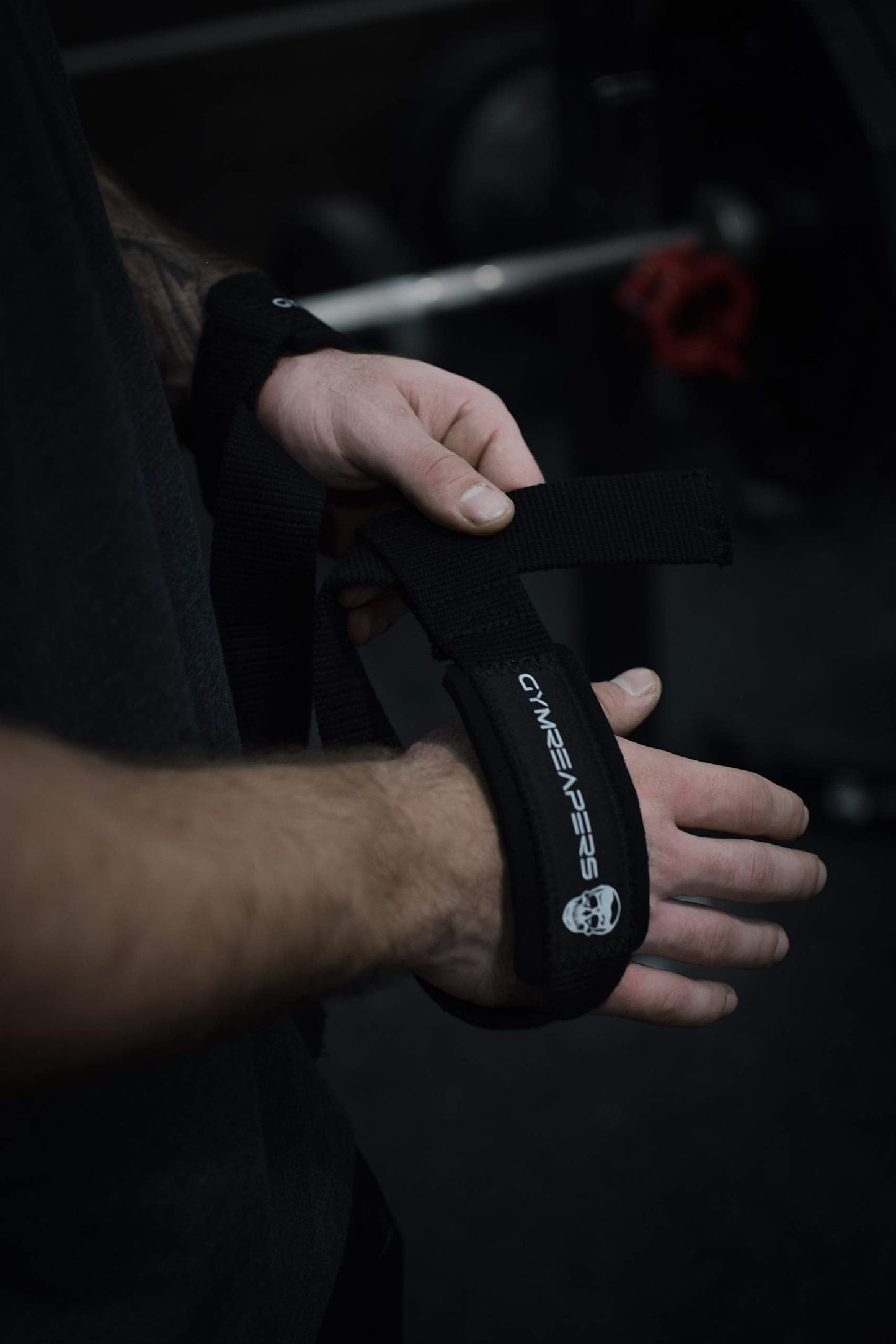 Gymreapers Lifting Wrist Straps for Weightlifting, Bodybuilding, Powerlifting, Strength Training, & Deadlifts - Padded Neoprene with 18" Cotton (Black) π All In One Marketplace Canada