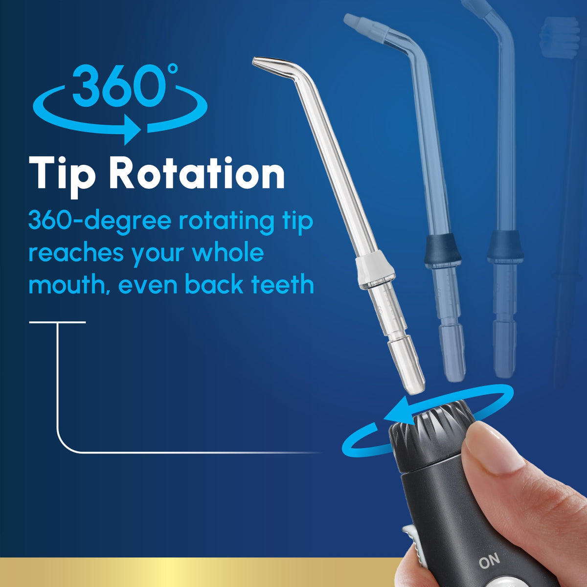 Waterpik Aquarius Water Flosser For Teeth Cleaning, Gums, Braces, Dental Care, Electric Power With 10 Settings, 7 Tips For Multiple Users & Needs, CDA Validated, Black WP-662, Packaging May Vary ๐ All In One Marketplace Canada
