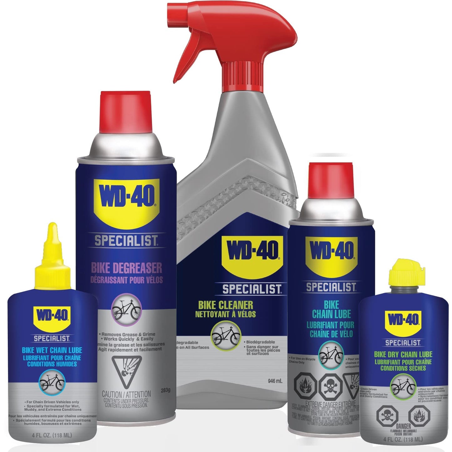 WD-40 Specialist Bike | Foaming Cleaner and Degreaser | Safe for all finishes, components; deeply penetrates to quickly remove stubborn grease and grime from bike chains, 283g | 3006 | Single Can ๐ All In One Marketplace Canada