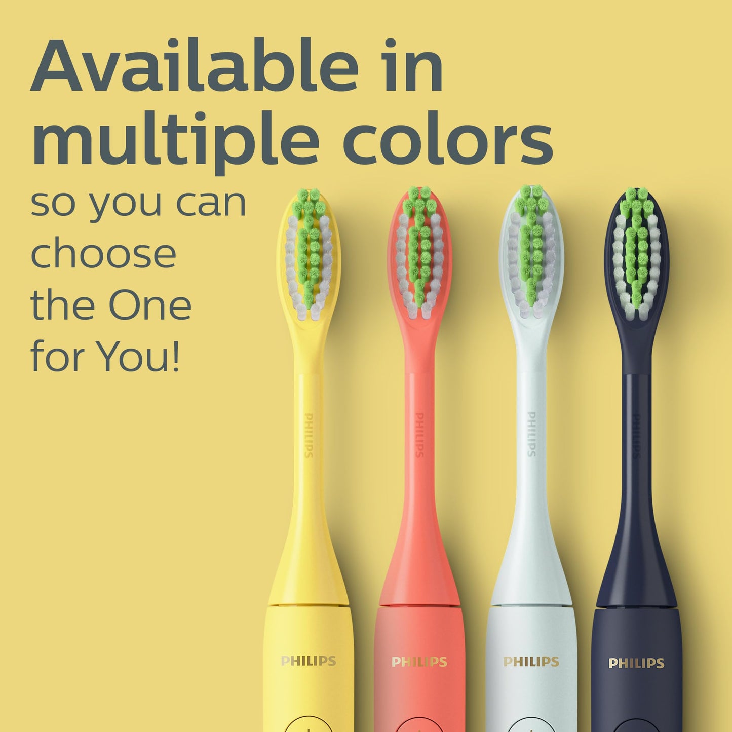 PHILIPS One By Sonicare Battery Toothbrush, Mango, Hy1100/02, 1 Count ๐ All In One Marketplace Canada