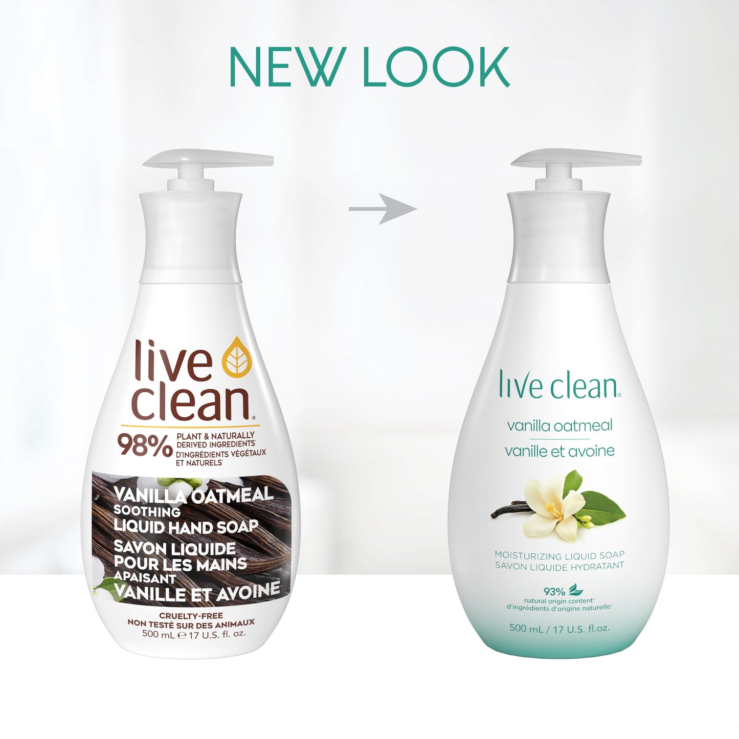 Live Clean Liquid Hand Soap, Soothing Vanilla Oatmeal, 500 mL, 4 Count (Packaging may vary) ๐ All In One Marketplace Canada