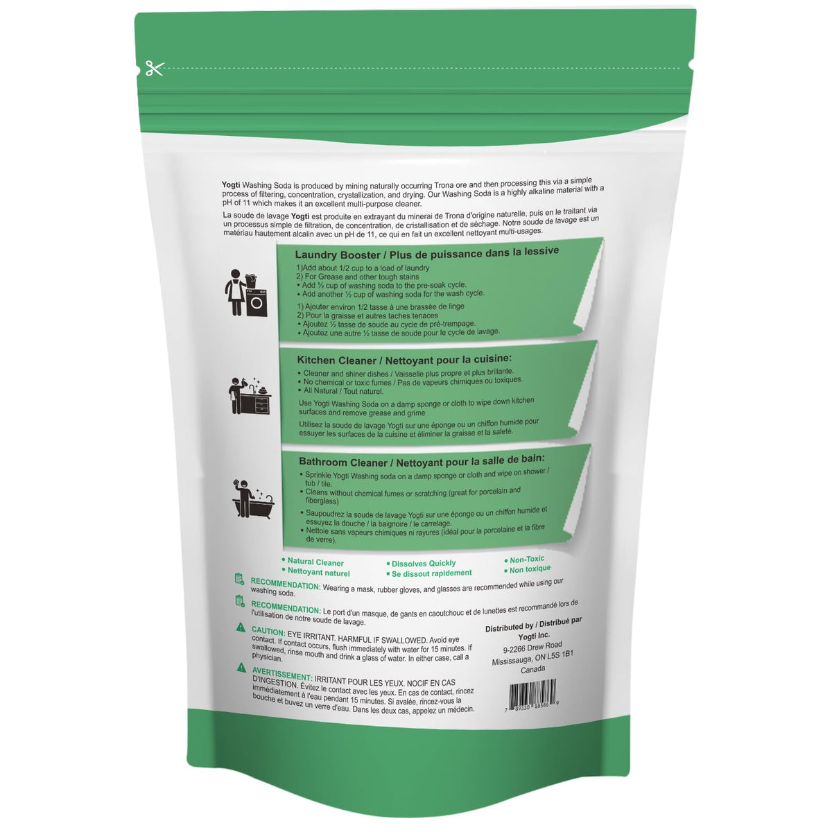 Yogti Super Washing Soda, 10 Pounds ๐ All In One Marketplace Canada