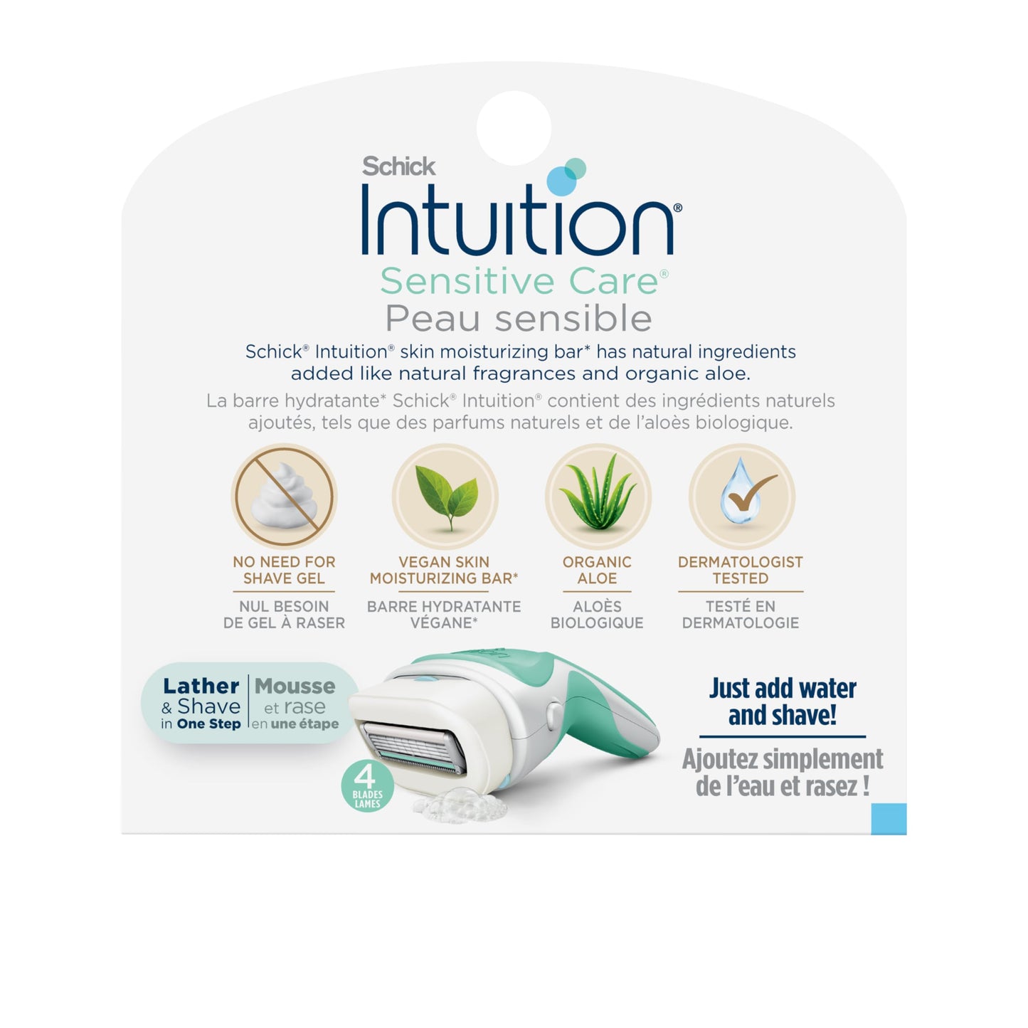 Intuition Schick Sensitive Skin Womens Razor Refills with Vitamin E & Aloe, Pack of 6 ๐ All In One Marketplace Canada