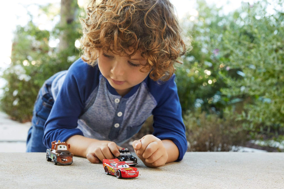 Mattel Disney and Pixar Cars Toys, Radiator Springs 3-Pack of Die-cast Toy Cars & Trucks with Lightning McQueen, Mater & Sheriff ๐ All In One Marketplace Canada