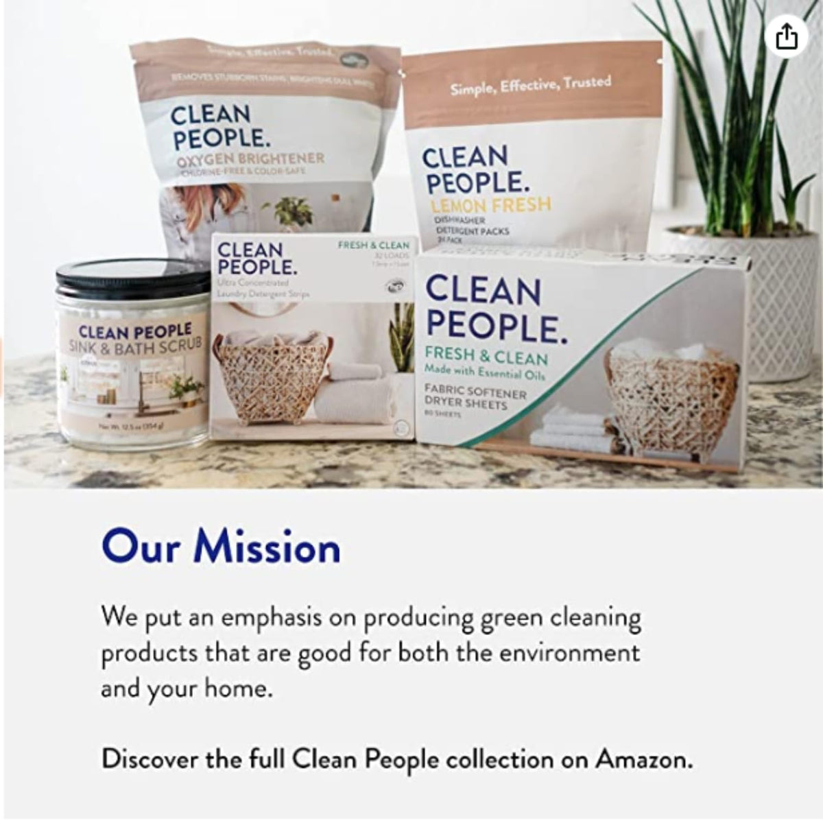 Clean People Laundry Detergent Sheets - Recyclable Packaging, Hypoallergenic, Stain Fighting - Ultra Concentrated, Laundry Soap - Fresh Scent, 192 Pack ๐ All In One Marketplace Canada